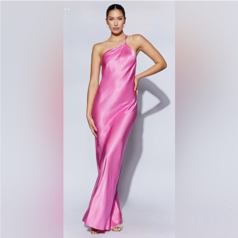 Meshki one shoulder dress